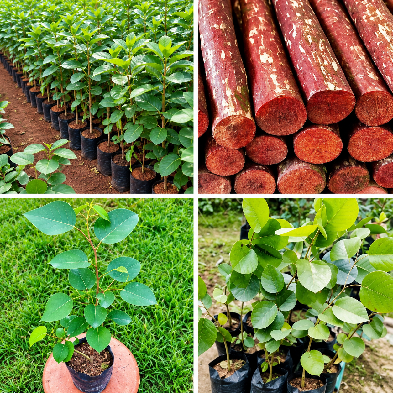 1 Unit Red Chandan Plant (2 Feet)
