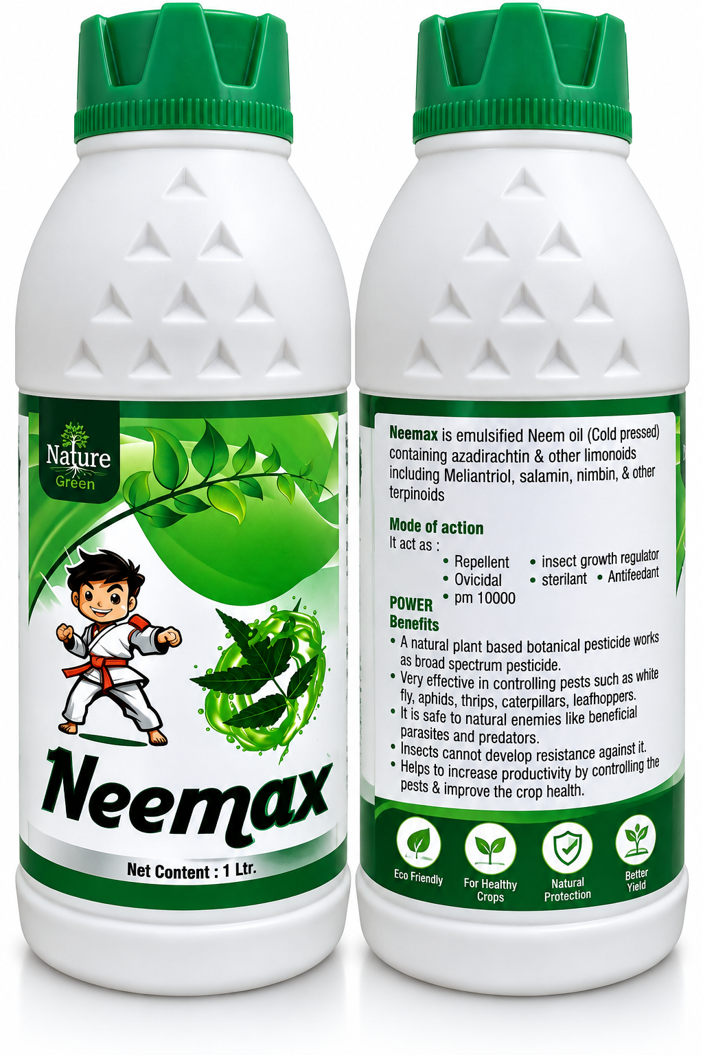 Neemax Emulsified Neem Oil (1 Ltr.)